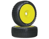 DuraTrax Equalizer Buggy Tire C2 Mounted Yellow (2) DTXC3647