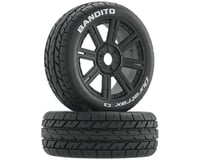 DuraTrax Bandito Buggy Tire C3 Mounted Spoke Black DTXC3656