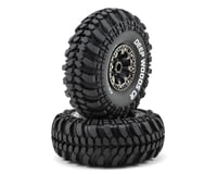 DuraTrax Deep Woods CR 2.2" Pre-Mounted Crawler Tires (2) (Black Chrome)