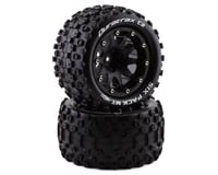DuraTrax .5 Offset Black Six Pack MT Belted 2.8 2WD Mounted Rear Tires (2) DTXC5520
