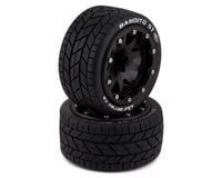 DuraTrax .5 Offset Black Bandito ST Belted 2.8 2WD Mounted Rear Tires (2) DTXC5531
