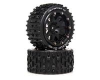 DuraTrax 0 Offset Black Lockup ST Belted 2.8 2WD Mounted Rear Tires (2) DTXC5532