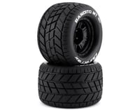 DuraTrax Bandito MT Belt 3.8" Mounted .5 Offset 17mm Black Front/Rear Tires (2) DTXC5628