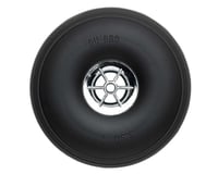DuBro 3-1/2" Treaded Chrome Wheels (2)