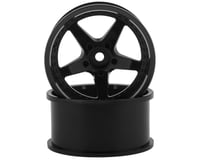 Mikuni Work Equip 5-Spoke Drift Wheels (Black) (2)