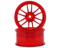 Mikuni Ultimate GL 6-Split Spoke Drift Wheels (Crystal Red) (2)