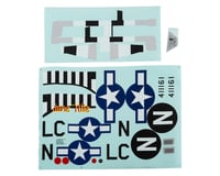 E Flite Decal Sheet for the P-51D 1.2m EFL8952