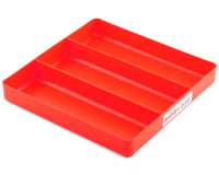 Ernst Manufacturing 3 Compartment Organizer Tray (Red) (10.5x10.5")