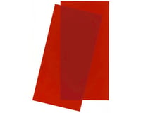 Evergreen Scale Models Red Transparent Sheet 6X12X.010 2 pc