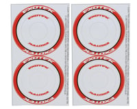 Exotek F1 Tire Sidewall Sticker (4) (Red)
