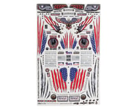 Firebrand RC Americana Decal Set (Red & Blue w/Silver Outlines)