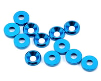 Flash Point 3mm Countersunk Washer (Blue) (12)