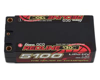 Gens Ace Redline Series 5100mAh 7.6V 130C 2S2P HardCase HV Shorty Lipo Battery GA-R-130C-5100-2S2P-HC65-HV