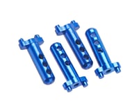 Hot Racing Aluminum Body Posts (4) Blue Losi Micro Crawle