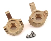 Hot Racing Brass Front Steering Knuckle SCX24 HRASXTF21H