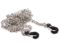 Integy Realistic 1/10 Metal Drag Chain with Tow Hooks INTC26493BLK