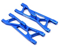 Team Integy Aluminum Front Suspension Arm Set (Blue) (2) (SC10)