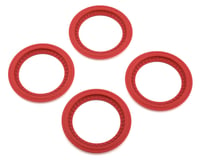 JConcepts Tribute Wheel Mock Beadlock Rings Red (4) JCO26517