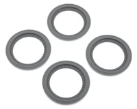 JConcepts Tribute Wheel Mock Beadlock Rings Silver (4) JCO26518