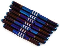 JConcepts RC10 B74.2 Fin Titanium Turnbuckle Set (Burnt Blue) (7)