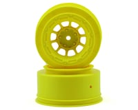 JConcepts 12mm Hex Hazard Short Course Wheels (Yellow) (2) (Slash Front)