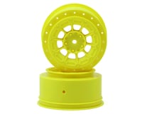 JConcepts Hazard Losi SCT-E Wheel Yellow (2) JCO3352Y