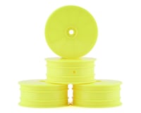 Jconcepts 12mm Hex Mono 2.2 4WD Front Buggy Wheels (4) (Yellow)