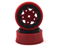 JConcepts Tremor Black Beadlock Slash Narrow Front Red Wheel (2) JCO3390RB