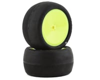 JConcepts Smoothie 2 2.2" Pre-Mounted Rear Buggy Tires (Yellow) (2)