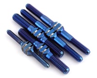 J&T Bearing Co. Mugen MBX8 Titanium "Milled" Turnbuckle Kit (Blue)