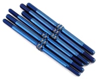 J&T Bearing Co. HB D8T/E8T Evo 3 Titanium "Milled" Turnbuckle Kit (Blue)