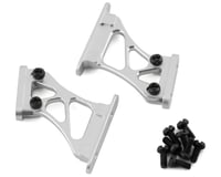 Killerbody 1/10 Scale Aluminum Mid-Rise Adjustable Rear Wing Mount (Silver)