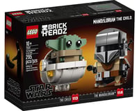 LEGO (75317) BrickHeadz Star Wars The Mandalorian & The Child (295 Pieces)