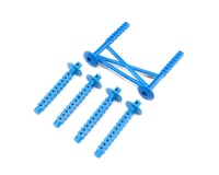 Losi Blue Rear Body Support and Body Posts for LMT LOS241051