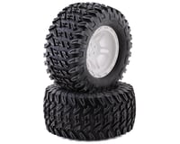 Losi TENACITY Monster Truck Mounted Tires in White (2) LOS43017