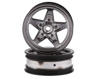 Losi Black Chrome Front Wheel (2) for 22S Drag LOS43049