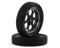 Pro-Line 1/16 Front Runner Front MTD No-Prep Drag Tires (Black/Silver) (2)