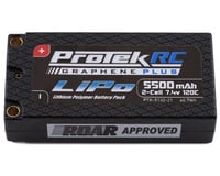 ProTek RC "Drag Race" 2S 120C Si-Graphene + Shorty LiPo Battery (7.4V/5500mAh)