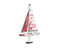 PlaySTEM Voyager 400 Motor-Powered RC Sailboat (Red)