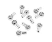 RC4WD M3 Short Straight Aluminum Rod Ends (Silver)
