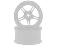 RC Art SSR Professor SPX 5-Split Spoke Drift Wheels (White) (2)
