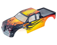 Redcat Racing 1/5 Truck Body, Yellow with Black Flames RED14050-Y
