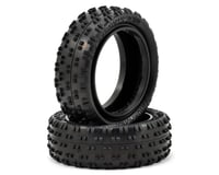 Schumacher Wide "Stagger Rib" 2.2" 1/10 4WD Buggy Front Carpet Tires (2)