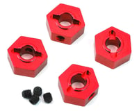 ST Racing Aluminum Hex Adapters 4-Tec 2.0 Red (4) STRST8356R