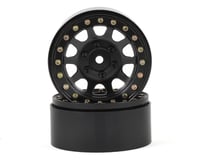 SSD RC D Hole 1.9 Steel Beadlock Crawler Wheels (Black) (2)