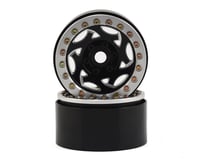 SSD RC 1.9"" Champion Beadlock Wheels (Black/Silver)