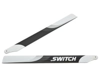 Switch Blades 383mm Premium Carbon Fiber Rotor Blade Set (Flybarless)