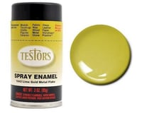 Testors Spray 3 oz Lime Gold Metal Flak