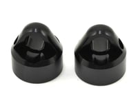 Tekno RC Shock Caps (7075, emulsion, black ano, 2pcs) TKR6712A
