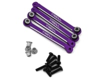 Treal Hobby FCX24 Aluminum Upper Links Set  (Purple)